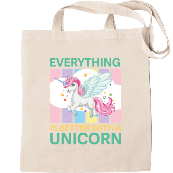 Tote Bag - Everything is better with a unicorn - Mfest