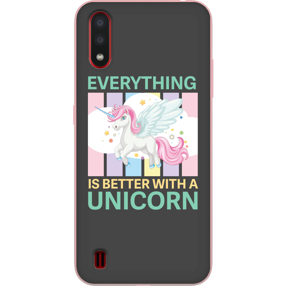 Чехол Samsung - Everything is better with a unicorn - Mfest