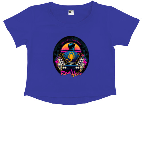 Kids' Premium Cropped T-Shirt - Drive - Mfest