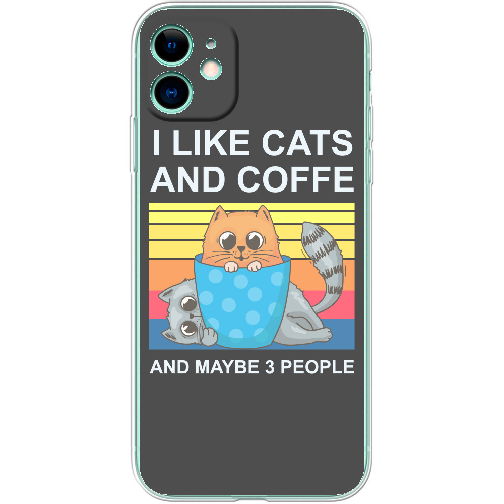 Чохол iPhone - I like cats - Mfest