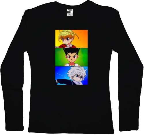 Hunter × Hunter / Охотник х Охотник - Longsleeve Premium Female - Hunter Heroes - Mfest