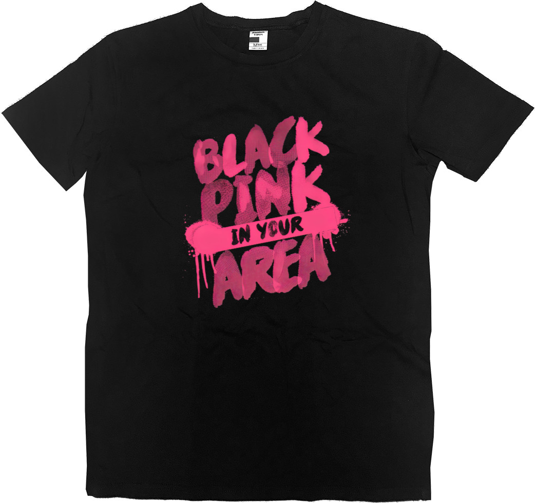 Kids' Premium T-Shirt -  Blackpink logo - Mfest