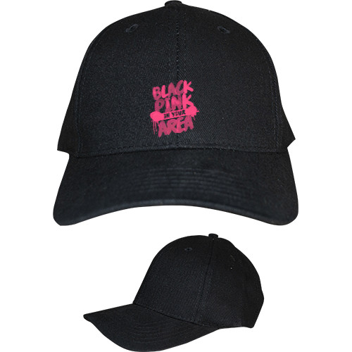 Kids' Baseball Cap 6-panel -  Blackpink logo - Mfest