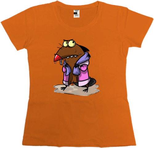 Women's Premium T-Shirt -  Daggett Beaver - Mfest