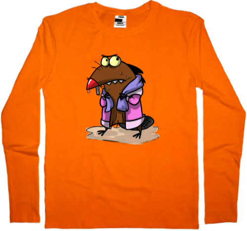 Men's Longsleeve Shirt -  Daggett Beaver - Mfest