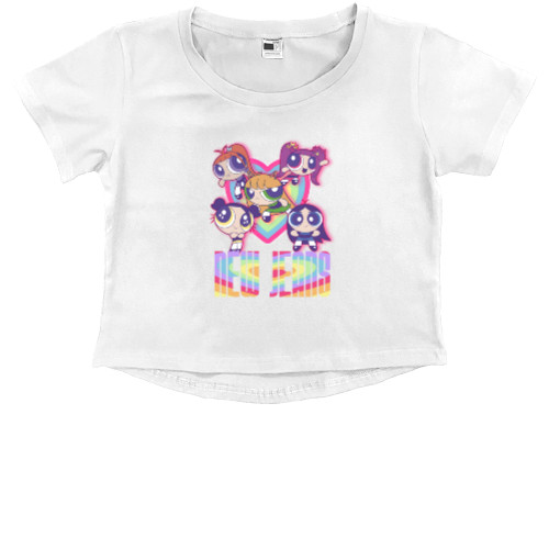 Kids' Premium Cropped T-Shirt - NewJeans - Mfest