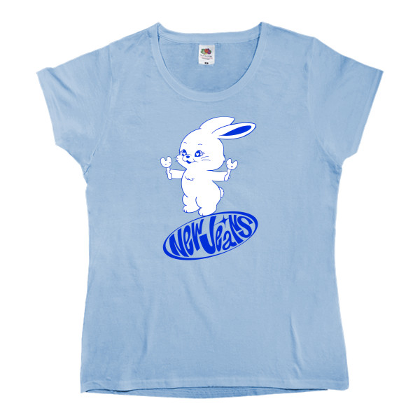 Women's T-shirt Fruit of the loom - New Jeans Bunny Logo - Mfest