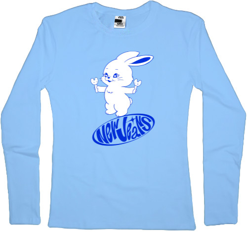 Women's Longsleeve Shirt - New Jeans Bunny Logo - Mfest