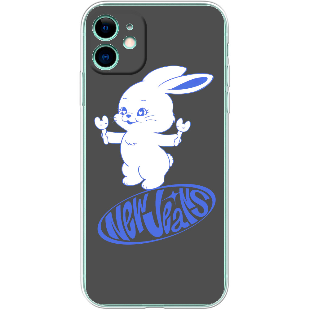 Чохол iPhone - New Jeans Bunny Logo - Mfest