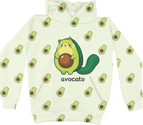 Unisex Hoodie 3D - Avocato - Mfest