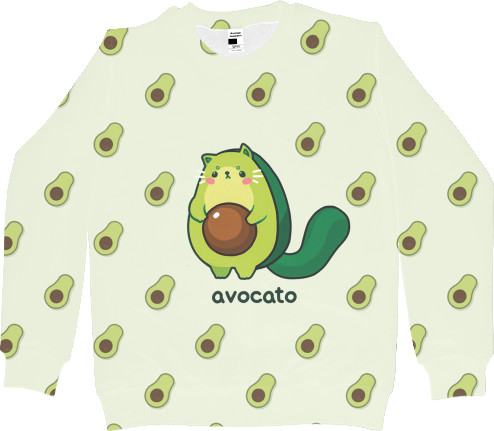 Women's Sweatshirt 3D - Avocato - Mfest