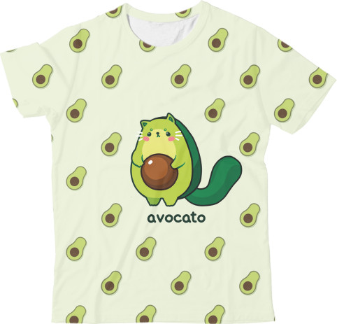 Kids' T-Shirt 3D - Avocato - Mfest