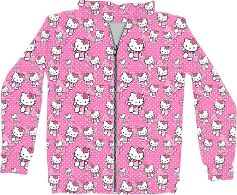 Unisex Zip-through Hoodie 3D - Hello Kitty  - Mfest