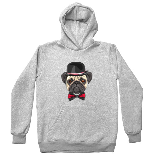 Unisex Hoodie - Gallant Pug - Mfest