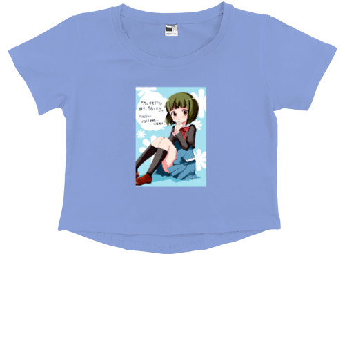 Kids' Premium Cropped T-Shirt - Shinobu Oomiya - Mfest