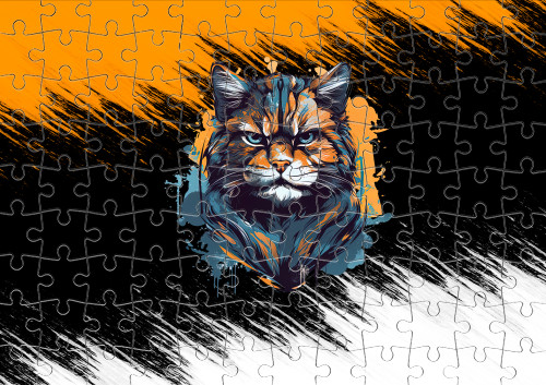 Puzzle - Frowning cat - Mfest