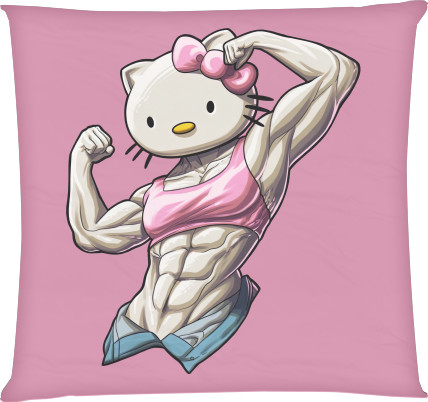 Square Throw Pillow - Hello Kitty mamadisima - Mfest