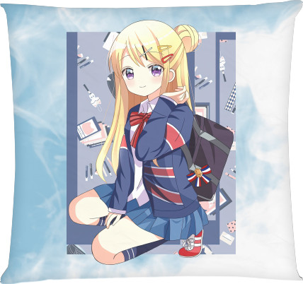 Square Throw Pillow - Karen Kujou - Mfest