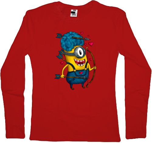 Миньоны - Longsleeve Premium Female - Minion Cupid - Mfest