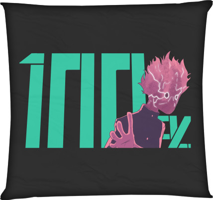 Square Throw Pillow - Mob Psycho 100 - Mfest