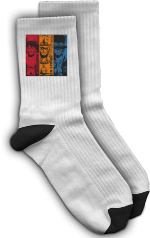 Socks - Luffy Sabo Ace - Mfest