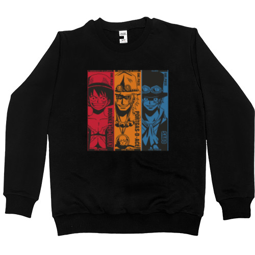 Men’s Premium Sweatshirt - Luffy Sabo Ace - Mfest