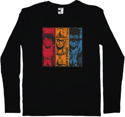 Kids' Longsleeve Shirt - Luffy Sabo Ace - Mfest