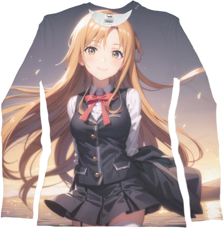 Women's Longsleeve Shirt 3D - Asuna Sword Art Online - Mfest