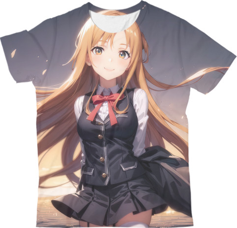 Kids' T-Shirt 3D - Asuna Sword Art Online - Mfest