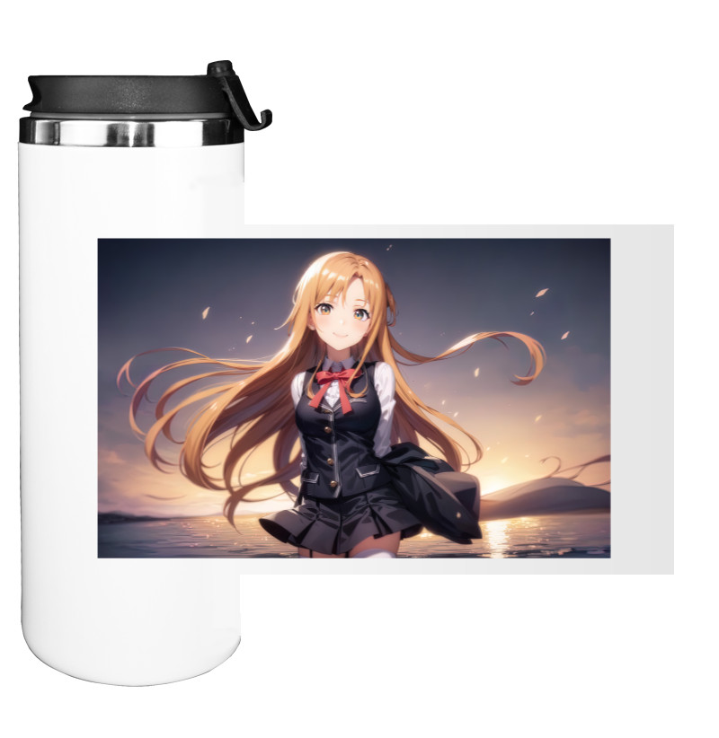 Water Bottle on Tumbler - Asuna Sword Art Online - Mfest