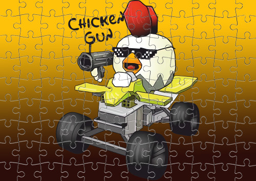 Пазл - Chicken Gun - Mfest