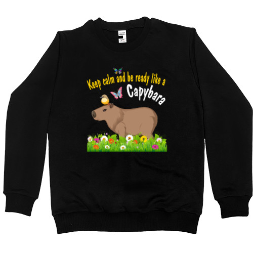 Men’s Premium Sweatshirt - Keep calm Capybara - Mfest