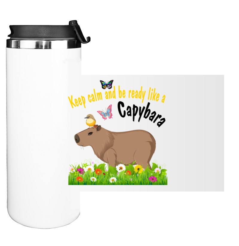 Термокружка - Keep calm Capybara - Mfest