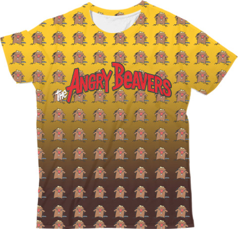 Man's T-shirt 3D - Daggett Beaver - Mfest