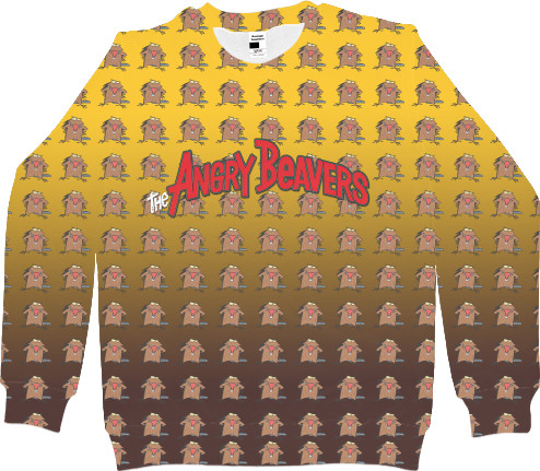 Men's Sweatshirt 3D - Daggett Beaver - Mfest