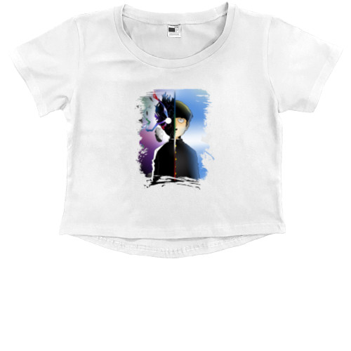 Kids' Premium Cropped T-Shirt - Shigeo Kageyama - Mfest