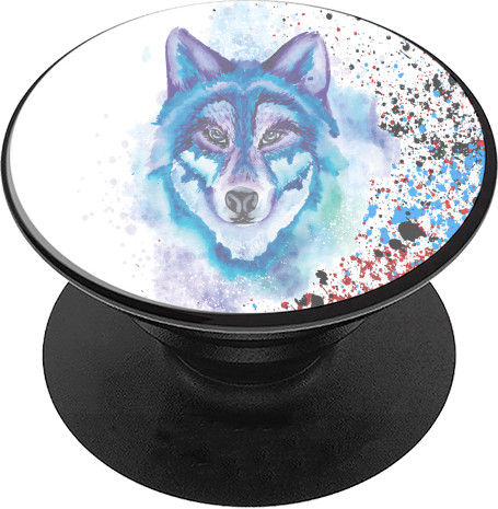 Colorful wolf