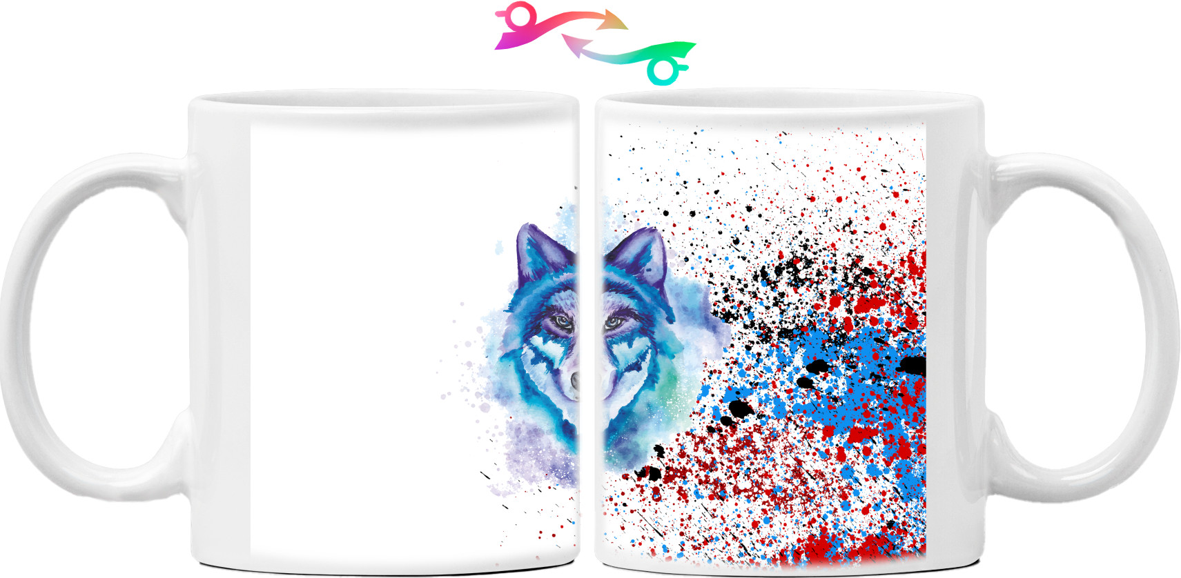 Mug - Colorful wolf - Mfest