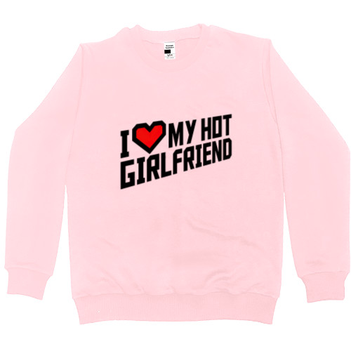 Men’s Premium Sweatshirt - I love my girlfriend - Mfest