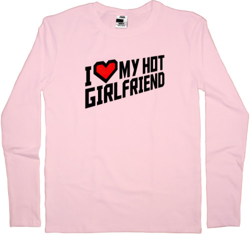 Men's Longsleeve Shirt - I love my girlfriend - Mfest