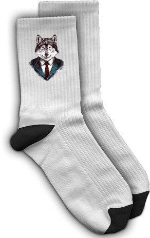 Socks - Wolf in a suit - Mfest