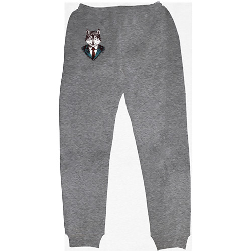 Men's Sweatpants - Wolf in a suit - Mfest