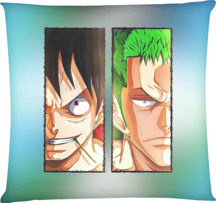 Square Throw Pillow - One Piece - Mfest