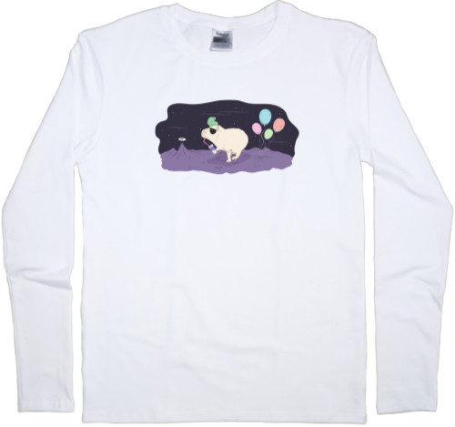 Men's Longsleeve Shirt - Capybara art - Mfest