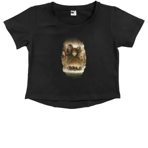 Kids' Premium Cropped T-Shirt - The Lord of the Rings  - Mfest