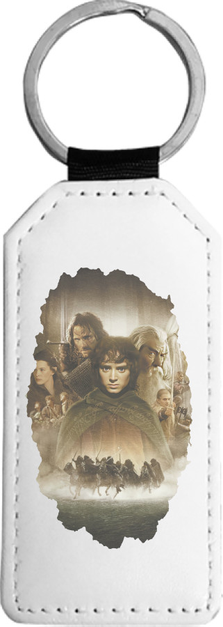 Rectangular Keychain - The Lord of the Rings  - Mfest