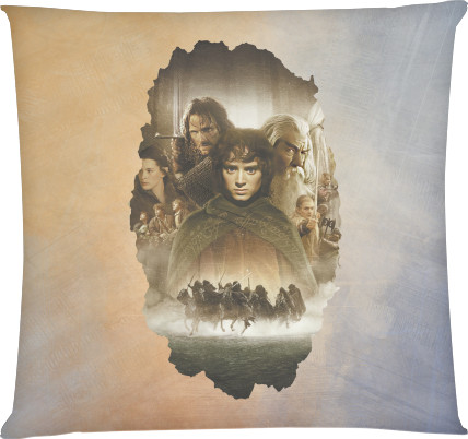 Square Throw Pillow - The Lord of the Rings  - Mfest