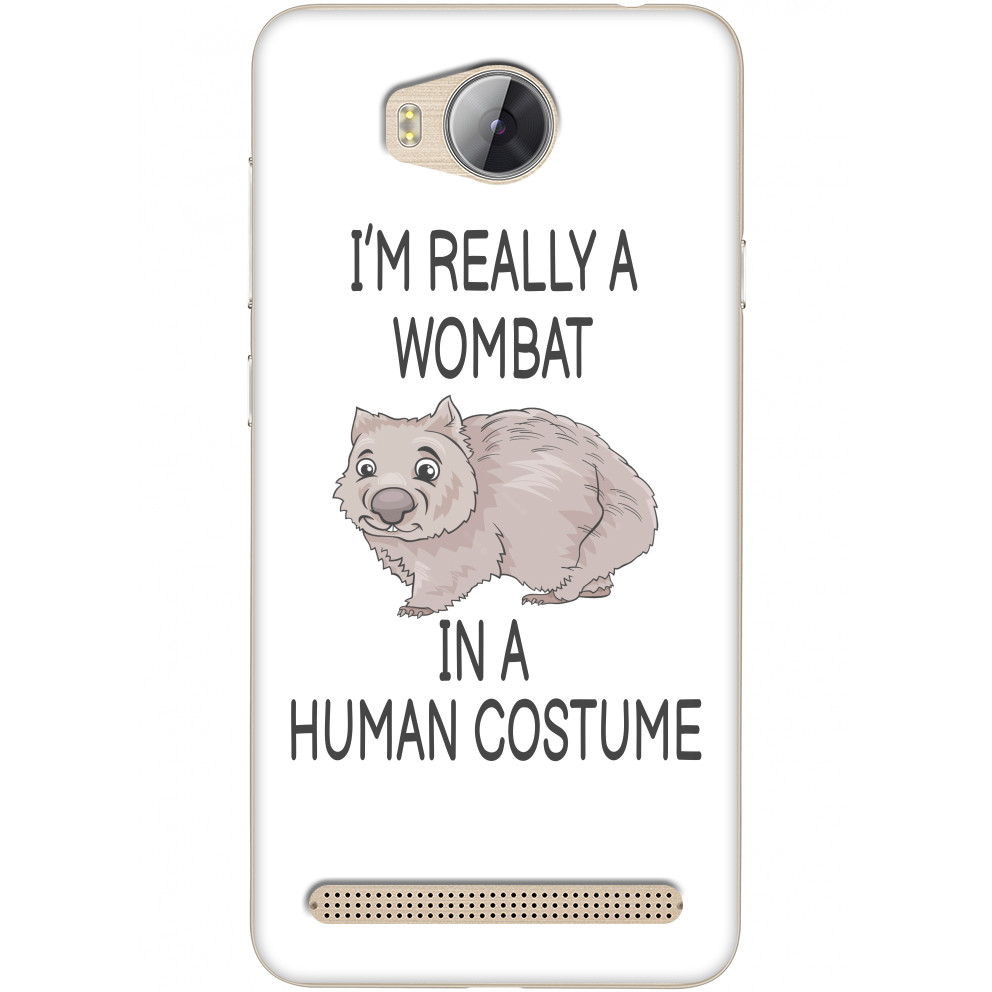 Чехол Huawei - I'm Really A Wombat - Mfest