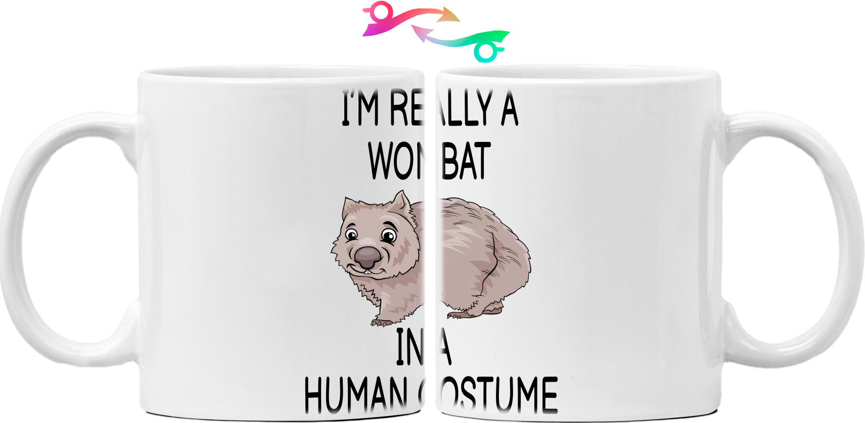 Mug - I'm Really A Wombat - Mfest