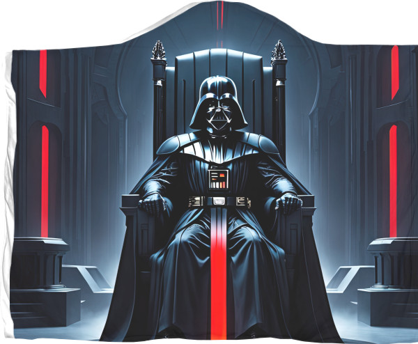 Darth vader on a throne